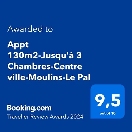Spacieux-centre Ville-moulins-le Pal 20min ムーラン